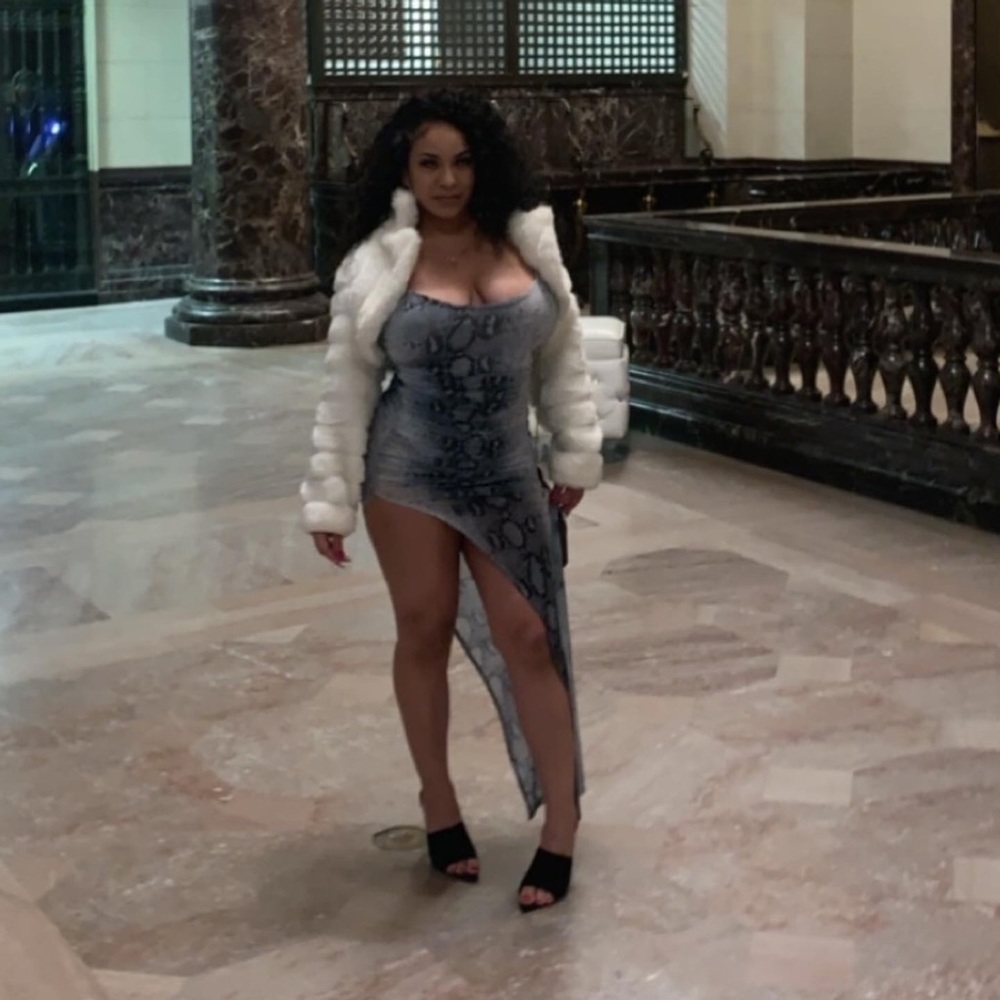 Sexy cheetah dress